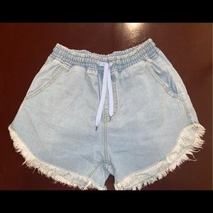 High Waisted Jean Shorts